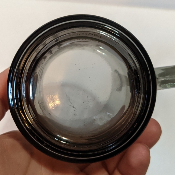 Smokey glass CANCER horoscope mug with gold accents crab and stats - Picture 9 of 9